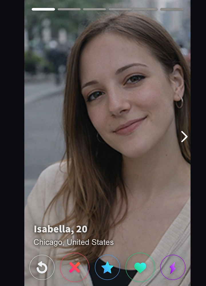 Private chat screen